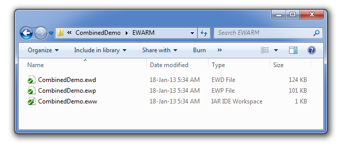 LPC43xx IAR example project files